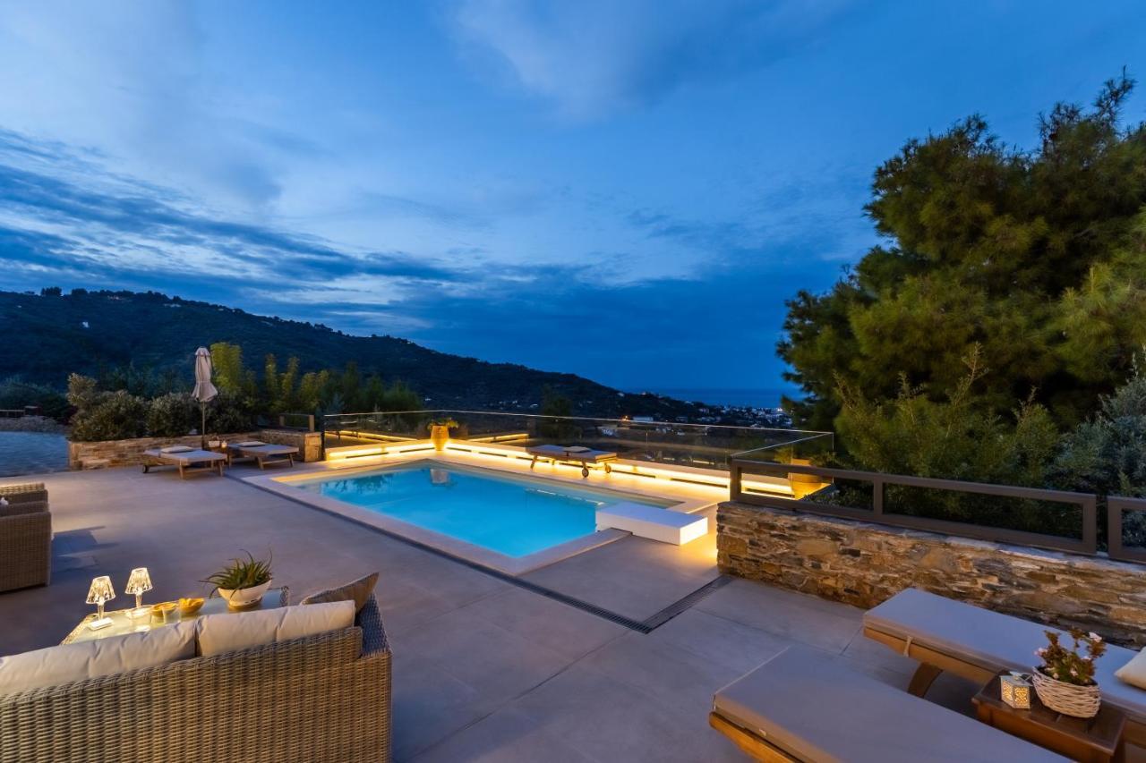 Villa Politimi Luxury Retreat Skopelos Exterior foto