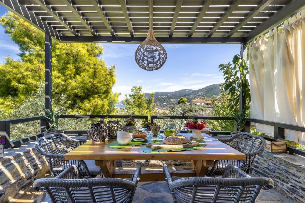 Villa Politimi Luxury Retreat Skopelos Exterior foto